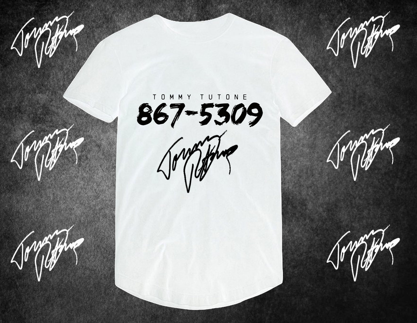 Tommy Tutone "Signature Series" Wht T-Shirt
