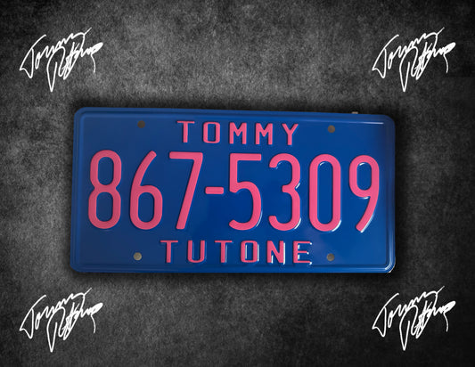 8675309 License Plate