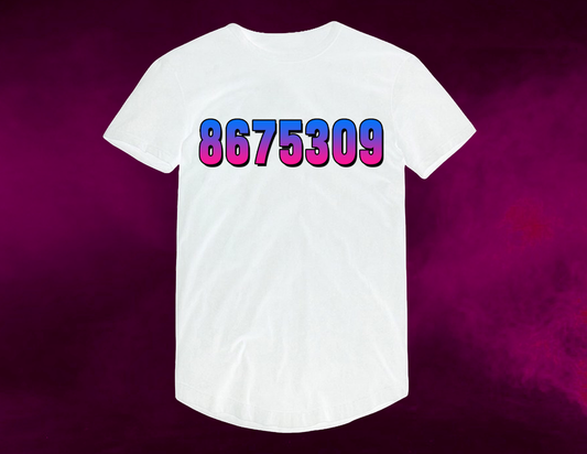 8675309 White T-Shirt