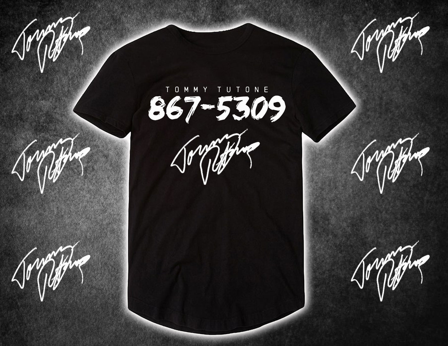 Tommy Tutone "Signature Series" Black T-Shirt